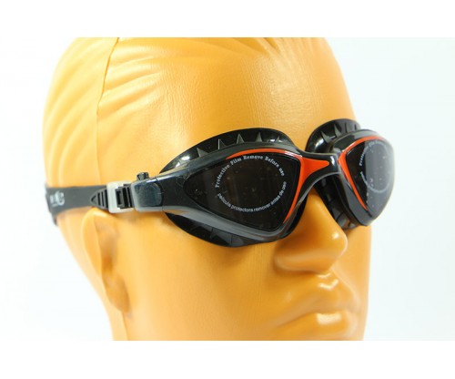 Povit GS20 Yüzücü Gözlüğü Siyah-Kırmızı